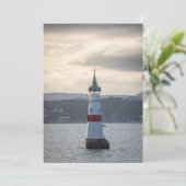 Kavringen Lighthouse Oslo Kaart (Staand voorkant)