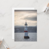 Kavringen Lighthouse Oslo Kaart (Voorkant / Achterkant in situ)