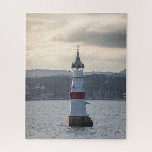 Kavringen Lighthouse Oslo Legpuzzel (Verticaal)
