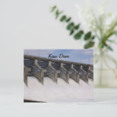 Kaw Dam Briefkaart (Staand voorkant)