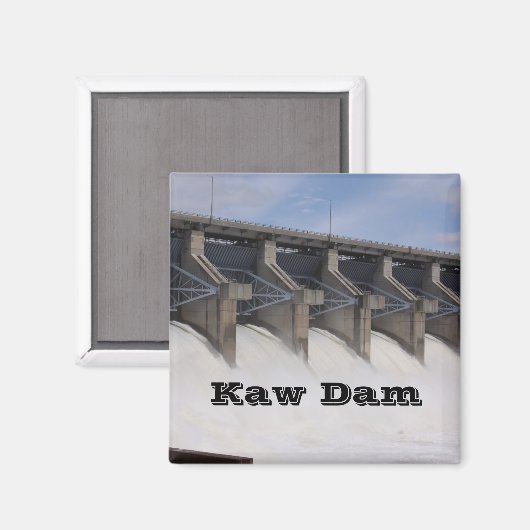 Kaw Dam Magnet (Voorkant / Achterkant)