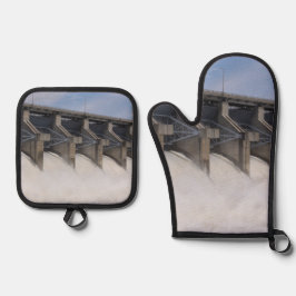 Kaw Dam Ovenwant & Pannenlap Set