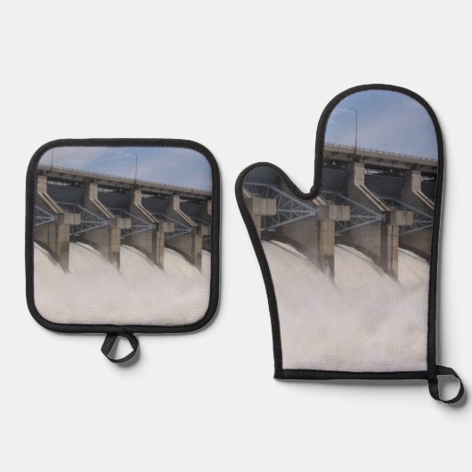 Kaw Dam Ovenwant & Pannenlap Set (Voorkant)