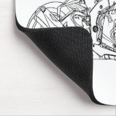 Kaw Ninja ZX10R 2017 Muismat (Hoek)