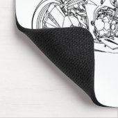 Kaw Z1000 2014 Muismat (Hoek)