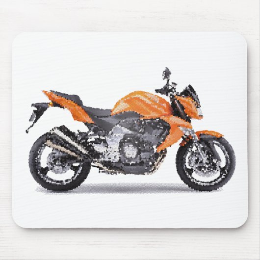 Kaw Z1000 gen2 2007+ gebarsten Muismat (Voorkant)
