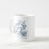 Kaw ZZR1200 Koffiemok (Voorkant links)