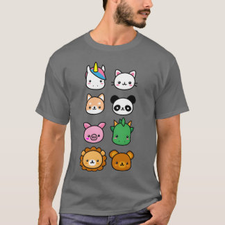 KAWA DIEREN familie T-shirt