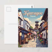 Kawagoe Steeg Japan Briefkaart (Voorkant / Achterkant)