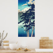 Kawaguchi Lake Kawase Hasui 1931 Poster (Keuken)