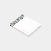 kawaï blauw patroon post-it® notes (Schuin)