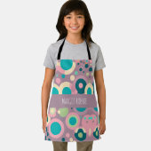 Kawai Cirkel Roze Navy Isometrisch Patroon Schort (Insitu)