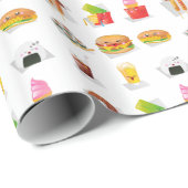 kawaï - fastfood cadeaupapier (Rol Hoek)