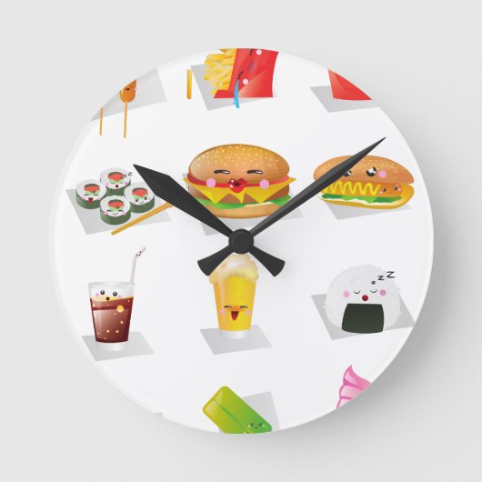 kawaï - fastfood ronde klok (Voorkant)