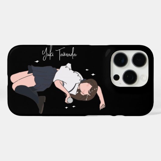 Kawai Jumping Meisje  Case-Mate iPhone Case (Achterkant (horizontaal))