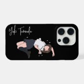 Kawai Jumping Meisje iPhone Hoesje (Achterkant horizontaal)