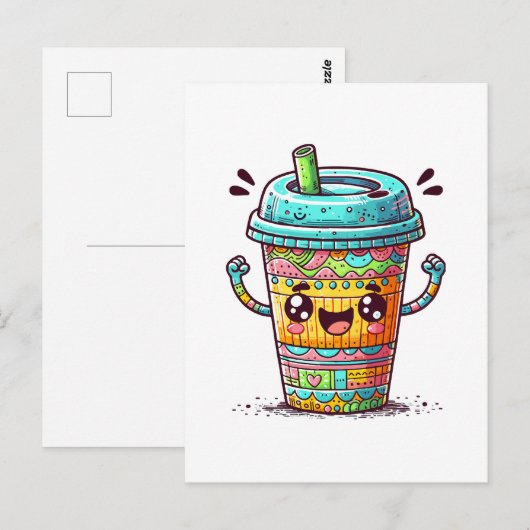 Kawai Koffie Briefkaart (Voorkant / Achterkant)