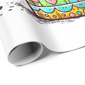 Kawai Koffie Cadeaupapier (Rol Hoek)