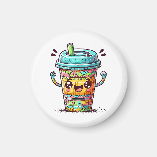 Kawai Koffie Magneet (Voorkant)