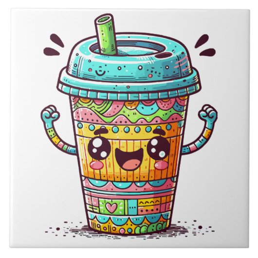 Kawai Koffie Tegeltje (Voorkant)