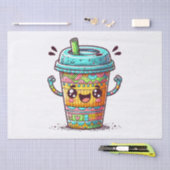 Kawai Koffie Tissuepapier (Craft)
