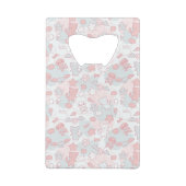 kawaï - patroon met doedelen creditkaart flessenopener (Achterkant)