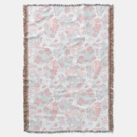 kawaï - patroon met doedelen deken (Voorkant Verticaal)