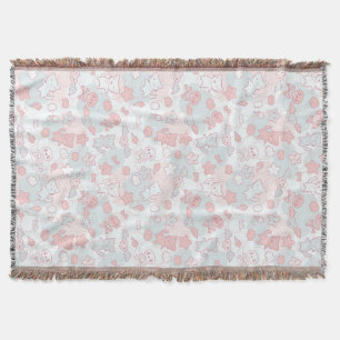 kawaï - patroon met doedelen deken