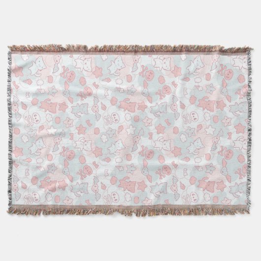 kawaï - patroon met doedelen deken (Voorkant)