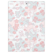 kawaï - patroon met doedelen klembord (Achterkant)