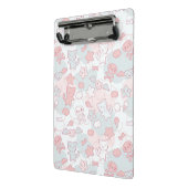 kawaï - patroon met doedelen mini klembord (Angled2)