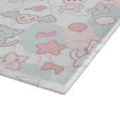 kawaï - patroon met doedelen snijplank (Hoek)