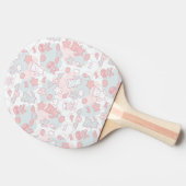 kawaï - patroon met doedelen tafeltennisbatje (Zijkant)