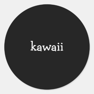 kawaï ronde sticker