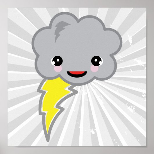 kawai storm cloud poster (Voorkant)