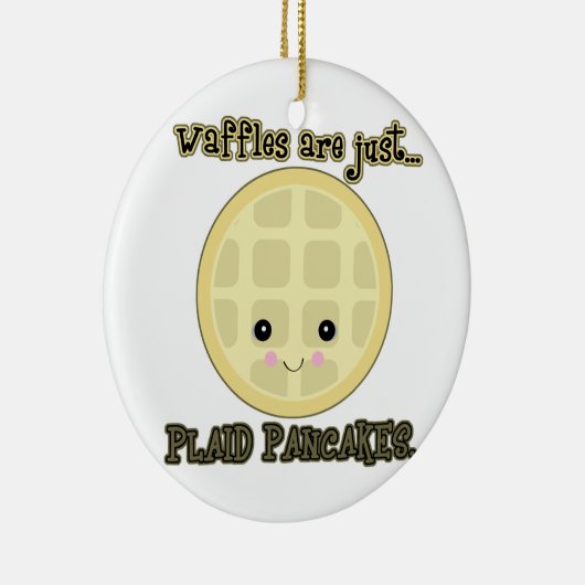 kawaï - wafels zijn maar gipslangen keramisch ornament (Rechts)