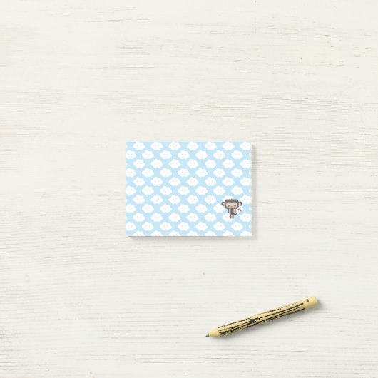 Kawaii-aap Post-it® Notes (Op bureau)