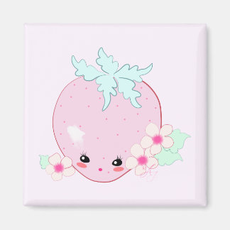 Kawaii Aardbei Magneet