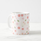 kawaii aardbeienmilkshake koffiemok (Voorkant links)