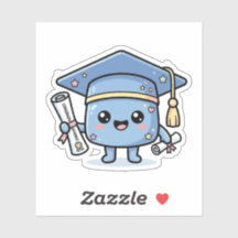 Kawaii Afstudeerhoed Diploma Schattig Klas Van 202