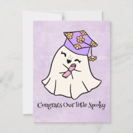 Kawaii afstuderen leuke Halloween thema Briefkaart