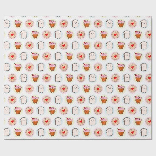 Kawaii Afternoon Tea Cadeaupapier (Vlak)