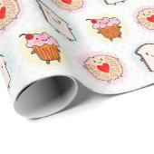 Kawaii Afternoon Tea Cadeaupapier (Rol Hoek)