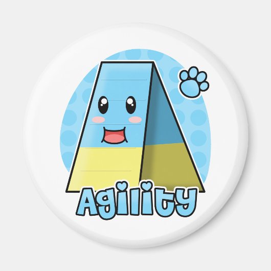 Kawaii Agility A-Lijst Magneet (Voorkant)