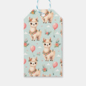 Kawaii Alpaca Cadeaulabel (Voorkant)