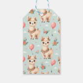 Kawaii Alpaca Cadeaulabel (Achterkant)