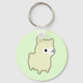 Kawaii alpaca sleutelhanger (Voorkant)
