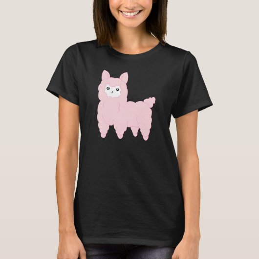 Kawaii Alpaca T-shirt (Voorkant)