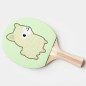 Kawaii alpaca tafeltennisbatje (Zijkant)