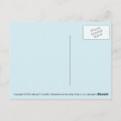 Kawaii Animal Balloons Briefkaart (Achterkant)